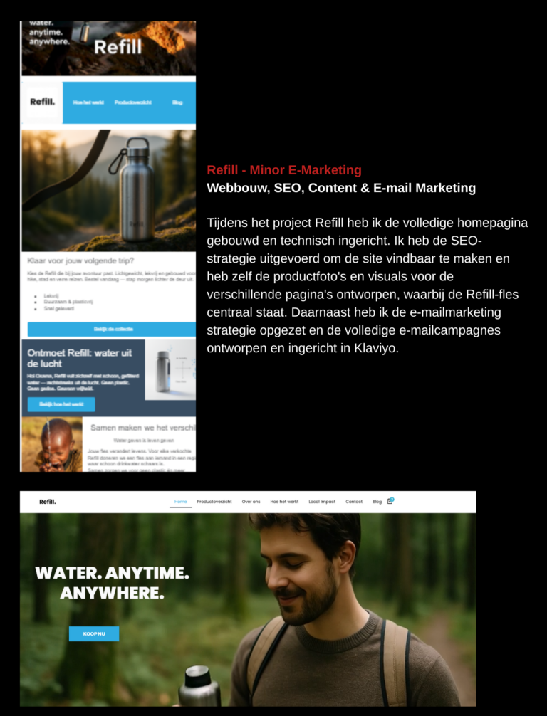 Blue and White Modern Fashion Portfolio Poster (5)